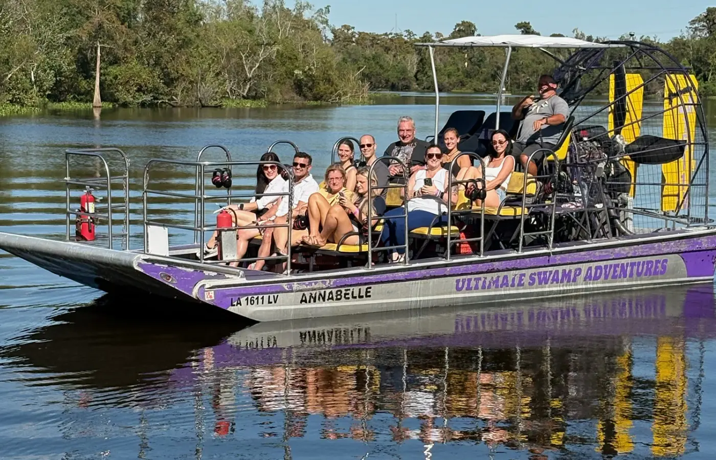 New Orleans Swamp Tours for Large Groups: What to Expect on an Airboat Excursion in New Orleans in New Orleans,