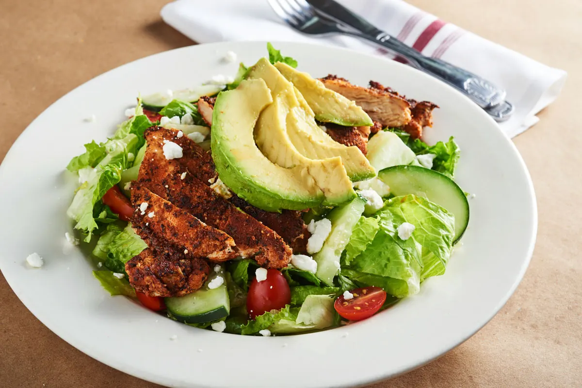 Blackened chicken salad