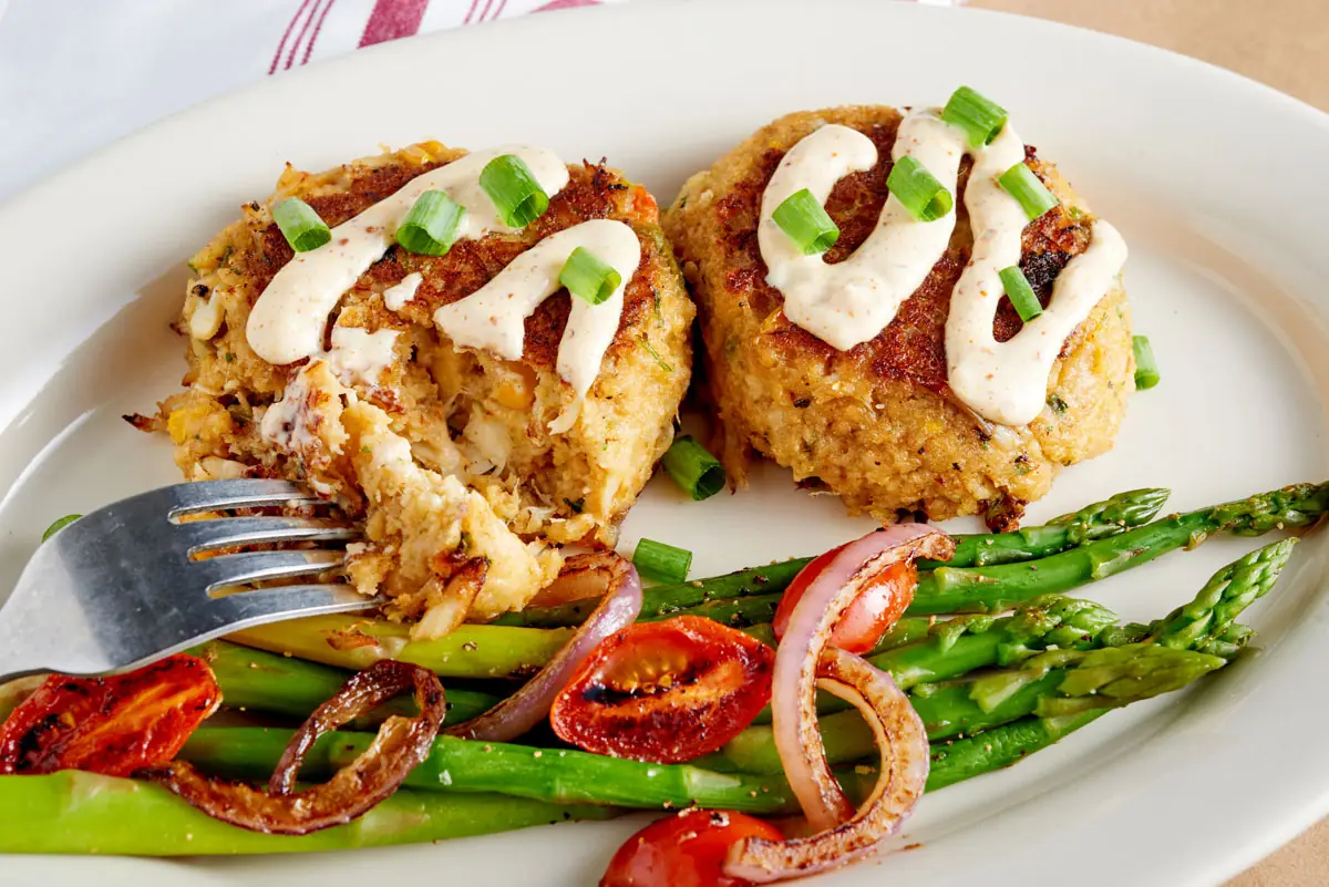 Louisiana Crab Cakes at Segnette Landing